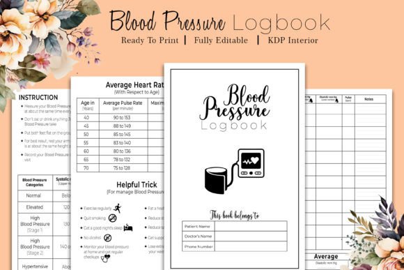 Blood Pressure Logbook: A Practical Review of a Vector-Based Health Tracking Template