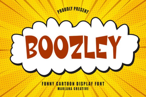 Boozley Cartoon Display Font: Bringing Playful Charm to Your Creative Projects