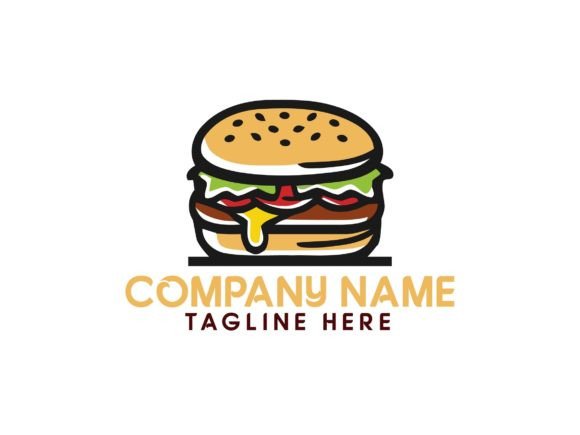Burger Food Icob: A Versatile Logo for Culinary Brands