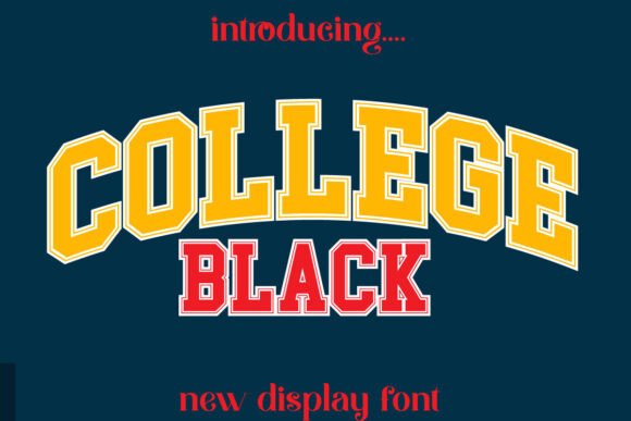 College Black: The Bold Display Font That Defines Modern Sports and Entertainment Design