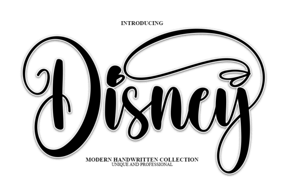Disney: A Handwritten Font for Unique Designs