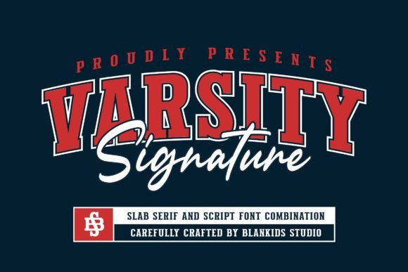 Elevate Your Brand Identity with the Bold Aesthetics of Varsity Signature