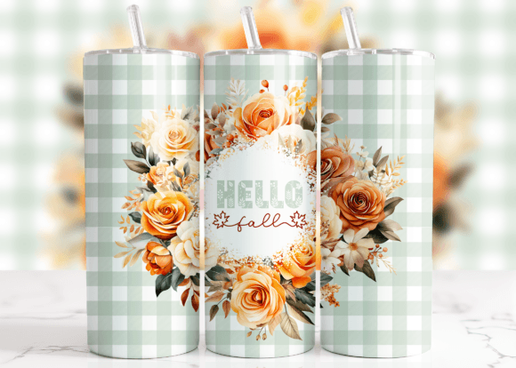 Embrace the Season with a Stunning Hello Fall Tumbler Wrap