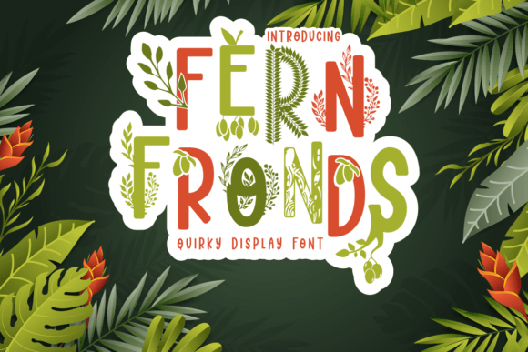 Fern Fronds: Evaluating a Nature-Inspired Display Font for Design Projects