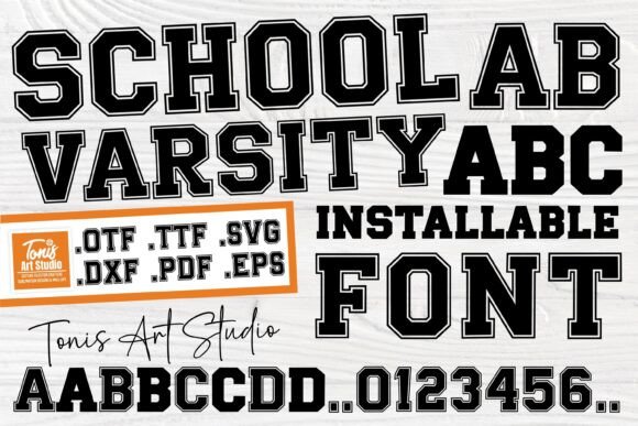 School Varsity: Mastering Bold Typography for Modern Design Projects