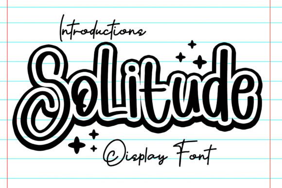 Solitude Font: Whimsy for Creative Projects
